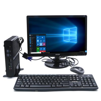 China Game Hystou Fanless Gaming PC Intel Core I7 7500U Gaming PC Desktop Case With DP Hd 4K Micro Mini Pc for sale