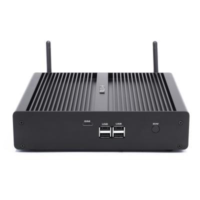 China For Business 4K DDR4 I3 I5 Mute Mini Industrial Fanless PC for sale