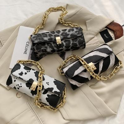 China ANMAI Fashion Purse Designer High Quality Colorful Leopard Pattern Running Cross - Body Bag Fashion Luxury Ladies Scare Messenger Bag for sale