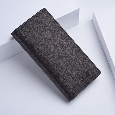 China ANMAI factory new border popular men's wallet long wallet waterproof ultra-thin Korean version card bag for sale