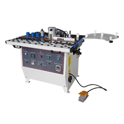 China Melamine flexional paper/portable wood veneer PVC/plastic manual wood edging machine melamine furniture works melamine paper/flexional veneer/plastic gluing ZICAR for sale