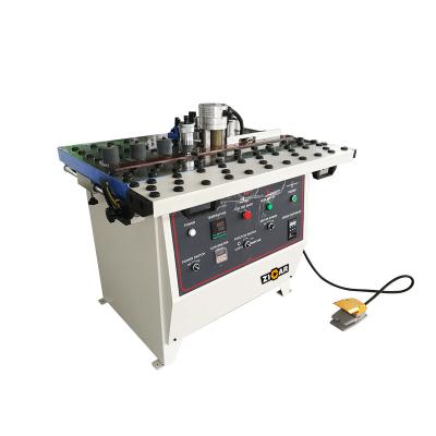 China Melamine paper/flexural veneer/plastic panel furniture semi dark edging machine for sale