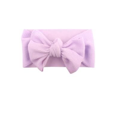 China Fabric Wholesale New Style Cotton Babies Hair Accessories Bow Headband for sale