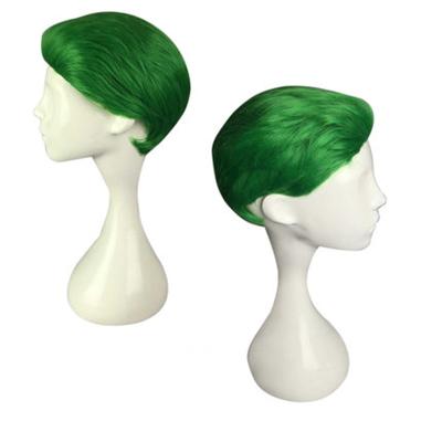 China Yaki Mcoser Karlery Men Wig Halloween Cosplay Wig Anime Costume Short Straight Green Wig for sale