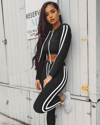 China TOB Breathable Joggers Pants Set Women Two Piece Sweatsuit 2 Piece Sweatpants And Hoodie Set BK430 for sale