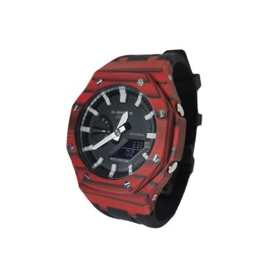 China Latest trending fashionable GA2100 carbon fiber mod kit for G shock ga-2100 mod kits carbon fiber mod kit for Gshock watch for sale