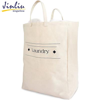 China Jinliu Logo Portable Folding Cotton Storage Spinning Bag for sale