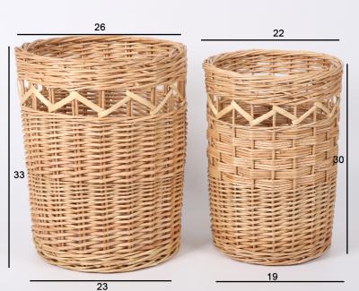 China Jinliu Collapsible Natural Material Exquisite Gift Wicker Basket for sale