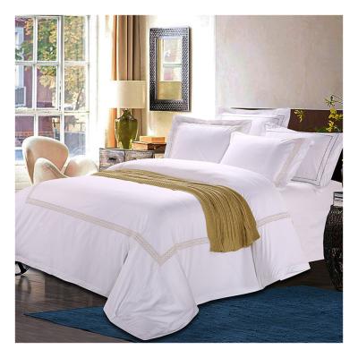 China Nondisposable Popular Normal Five Star Cotton Luxury 100% Duvet Cover Printed Hotel Bedding Set for sale