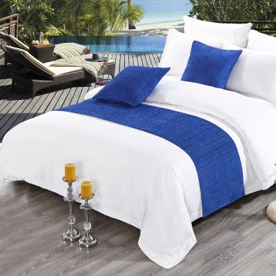 China OEM Factory Nondisposable Premium Breathable Four Seasons 400TC 4 Piece Summer Hotel Bedding Set for sale