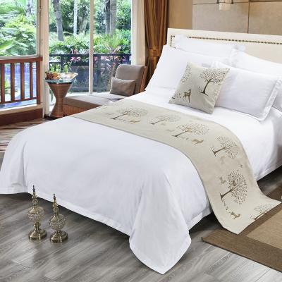 China Nondisposable Solid White Super Soft Cotton Jacquard China Supplier Luxury 100% King Size Bedding Set for sale