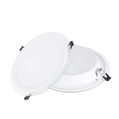 China 2021 New Product Indoor Outdoor Lights 6w/9w/18w/24w Slim Frameless Glass Panel Lights for sale