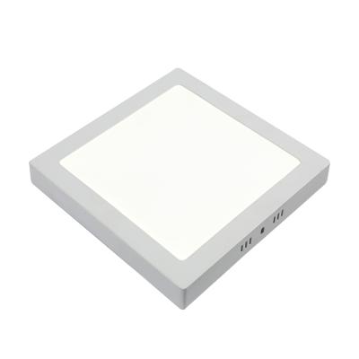 China New Type 80lm/w Flexible Luminous Efficacy 18w Square Outdoor Led Indoor Lights Panel Light for sale