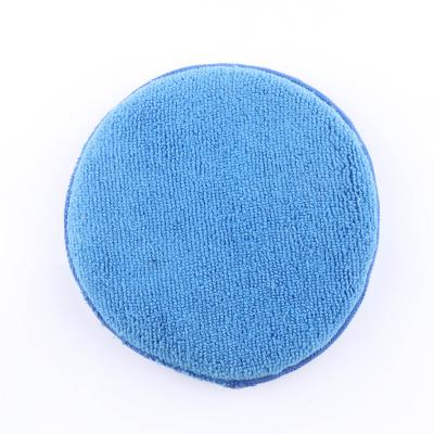 China Eco-friendly Portable Cloth Towel Polyester Wash Station Sponge Microfiber Car Wash Cleaning Towel for sale