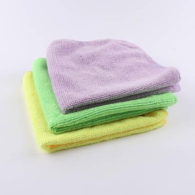 China Wholesale Edgeless Microfiber Cloth Microfiber Car Cleaning Waffle Quick Dry Knitted Towel for sale