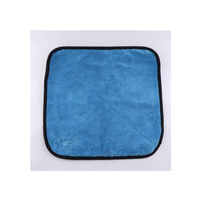 China Car Drying Towel Customized 1000gsm Plush Knitted Premium Quality Microfiber Car Extra Large Drying Towel for sale