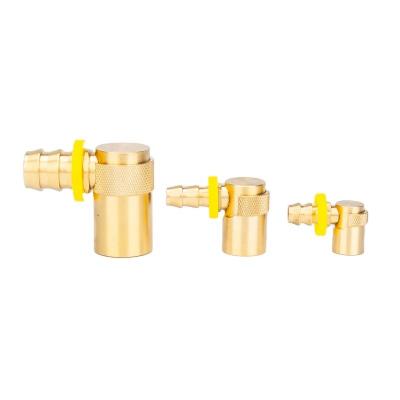 China Water Jumpers Connector Quick Fitting Brass Kitchen Hose Compression Elbow Plug Equal Accessory Type for sale