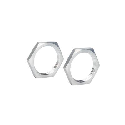 China Durable Silver Nickel Plated Brass Hex Tube Kitchen Nut Kitchen Nut Equal Color Accessory for sale