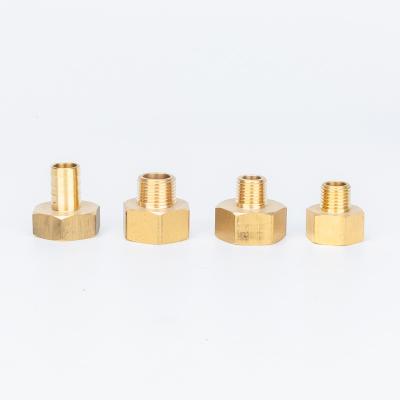 China High Quality Brass Barb Connector Water Hose Pipe Hex Brass Adapter Insert Fit Equal for sale