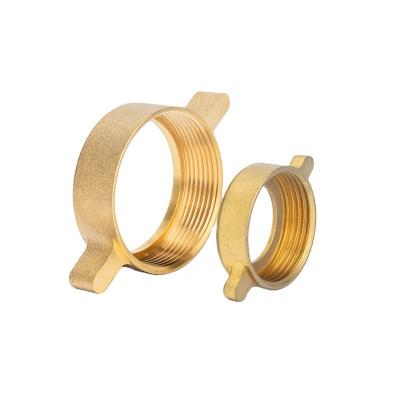 China Classic Design Famale Hoops With Ears Swivel Brass Compression Connector Fittings Equal for sale