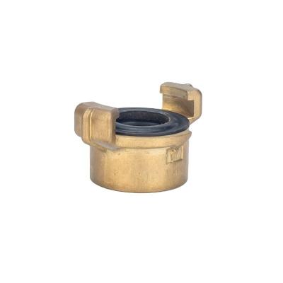 China Premium Quality Garden Water Assembly Brass Hose Adapter Brass Short Coupling Hose Fittings Equal for sale