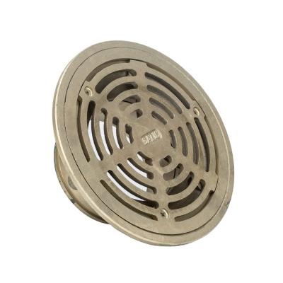 China Modern Premium High Quality Water Resistance Grates Cover Strainer Bathroom Accessories Brass Floor Drain for sale