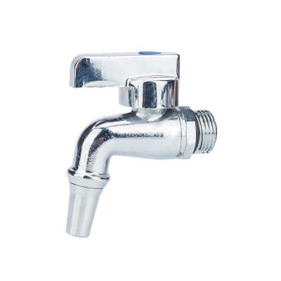 China General Premium Quality Silver Color Long Mouth Water Tap Tap Bib Nickel Plated Brass Bibcock for sale