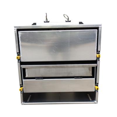 China Aluminum Aluminum ute tool box canopy kitchen with heavy duty drawer use in canopy,campers or 4x4s for sale