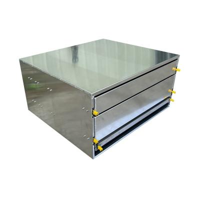 China Double Aluminum Aluminum Canopy Cargo Drawer Tool Box For Canopy / Ute Truck for sale