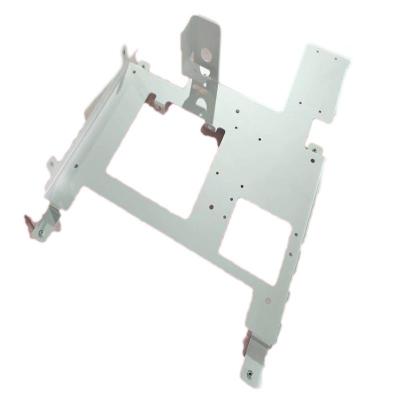 China Precision Medical Customized Metal Products, Lamp Panel Support, 5052 H32 Aluminum, Stamping, Bending, Press Riveting for sale