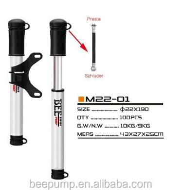 China Mini Bicycle Pump Plastic Bike Pump Hand Pump With Solid Quality for sale