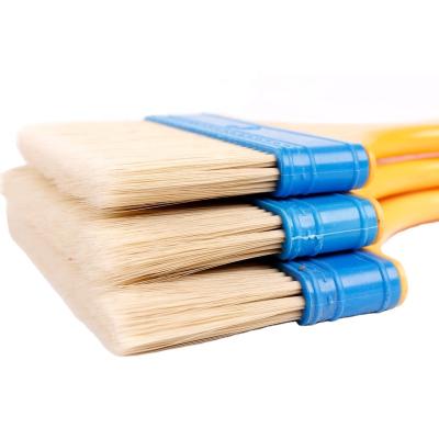 China Hot Selling Double Color Handle Plastic Chemical Fiber Paint Brush for sale