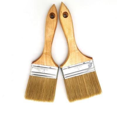 China Stainless Steel Ferrule Paint Antirust Paint Brush Professional Flat Brush for sale