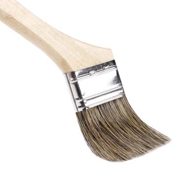 China 2020 High Quality Cleanging Horse Hair Beveled Radiator Brush With Wooden Handle for sale