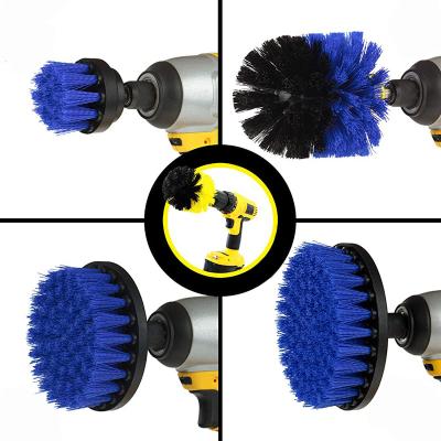 China Viable Newest Rotary Electric Bathroom Floor Carpet Drill Cleaning Brush From Amazon for sale