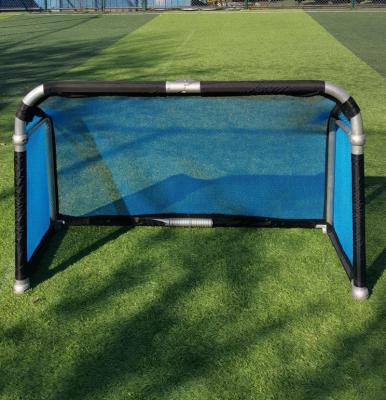 China ASTEK Colorful Cloth Folding Mini Soccer Goal Portable Aluminum Colorful Nets for sale