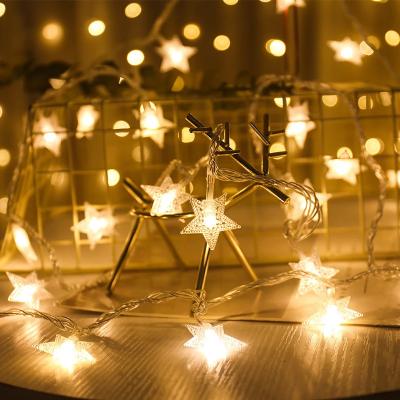 China EUROPEAN LED star Christmas anadem USB battery light string powered wedding partyCan be customized LED curtain series for sale