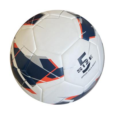 China Team Sporting Games Machine Point Size 5 PU Material Soccer With Thermal Bonded Effect for sale