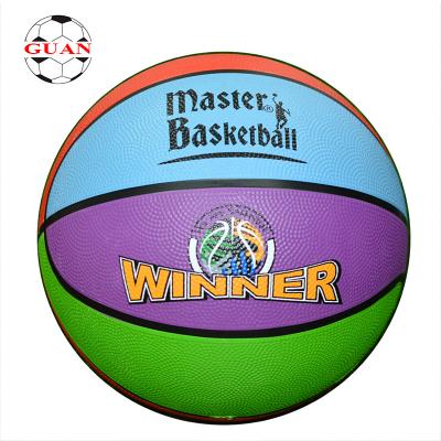 China GUANYU Classic Rubber High Quality Rubber Size 7 Custom Basketballs for sale