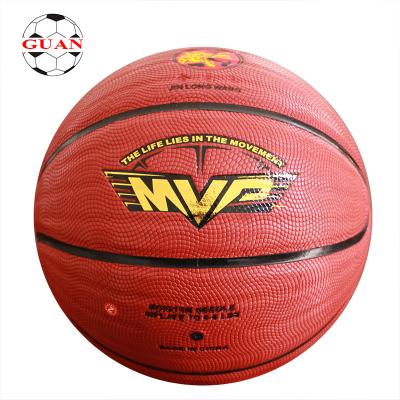 China PU material diagonal leather wear-resistant match size 7 match ball official basketball sports goods in stock for sale