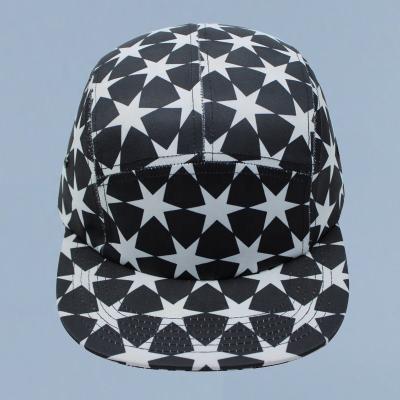 China JOINT Factory Fashion Hats Custom Baseball Caps Print Designer 5 Panel Hat Wholesale 5 Panel Camp Hat for sale