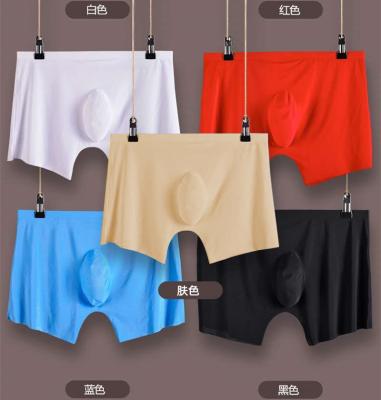 China QUICK DRY Men's Cotton Briefs Pure Loose Male Underwear Men's Solid Briefs Panties Shorts for sale