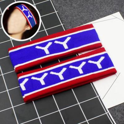 China Wholesale Fashionable Men's Stretch Sporty Custom Headband Elastic Yoga Headbands for sale