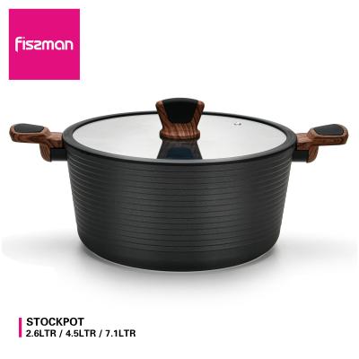 China FISSMAN DIAMOND Quality Casserole Kitchen Cookware Non-Stick Coating Casserole Casual Set Kitchen Cooking Food Warmer Casserole for sale