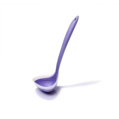 China Viable Kitchen Utensil Silicone Soup Kitchen Accessories Utensils Instruments Pocket Spoon for sale