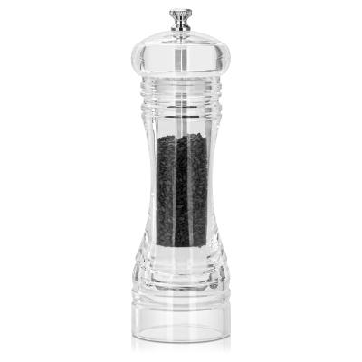 China Fissman Salt and Pepper Grinders Household Transparent Acrylic Pepper Mill Grinder for sale