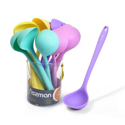 China Viable Kitchen Utensil Silicone Soup Pocket Spoon for sale