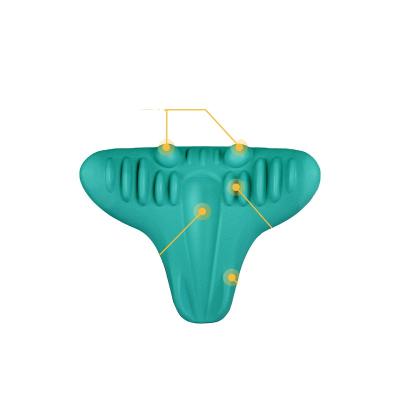 China Comfortable Shoulder Relaxer Neck and Cervical Vertebra Massage Pillow for Back Neck Massager for sale