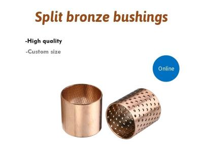 China High Load Capacity 120N/Mm² 2.0m/S 090 Split Bronze Bushings for sale