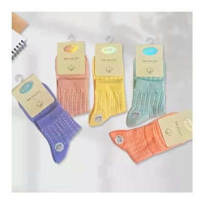 China Factory Direct Sales Breathable Women Happy Custom Cotton Socks For Sale for sale